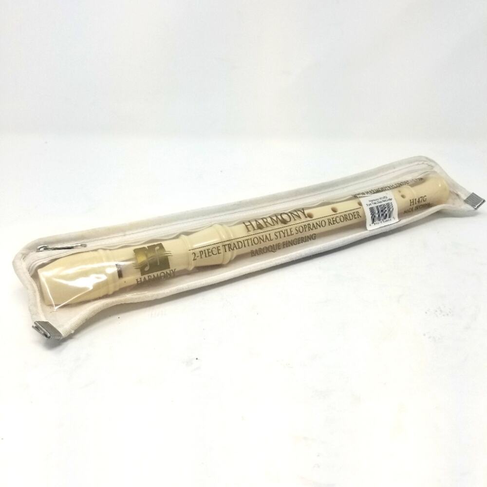 Harmony 2 - Piece Soprano Style Recorder Student Instrument School  Light Weight